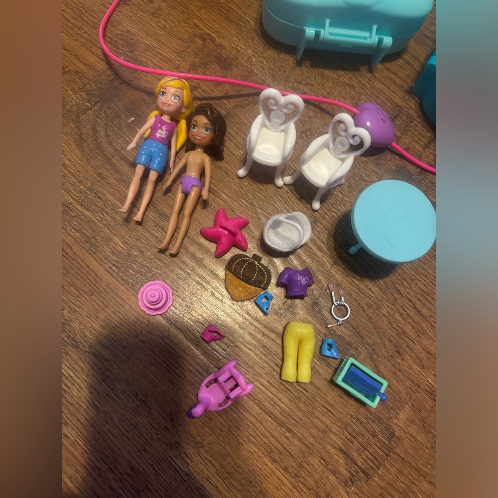 Polly pocket mega lot ice cream, flamingo, otter, birthday cake & puppy star - Picture 2 of 12